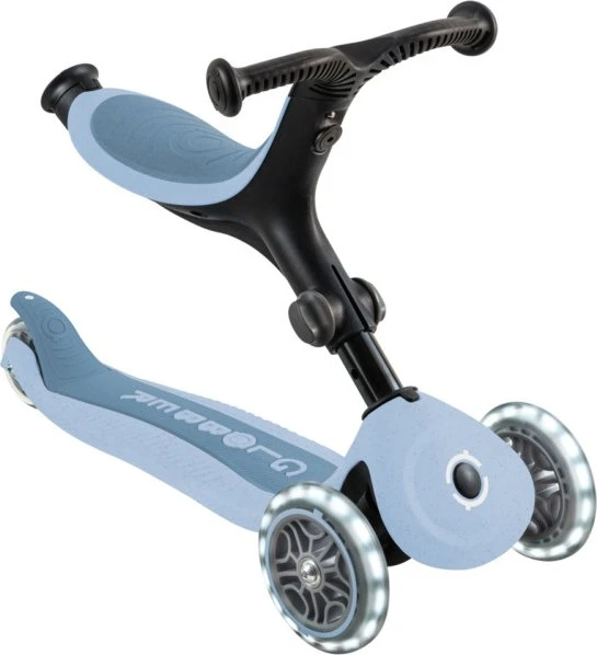 Globber Go Up Active Lights Ecologic Kickboard blueberry