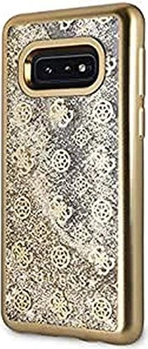 Guess Hard Cover Peony Liquid Glitter für Samsung Galaxy S10e gold