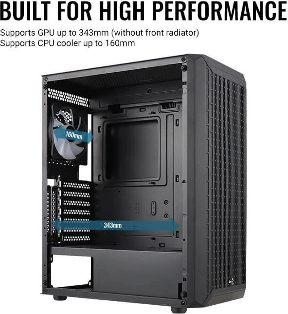 AeroCool Beam, Glasfenster
