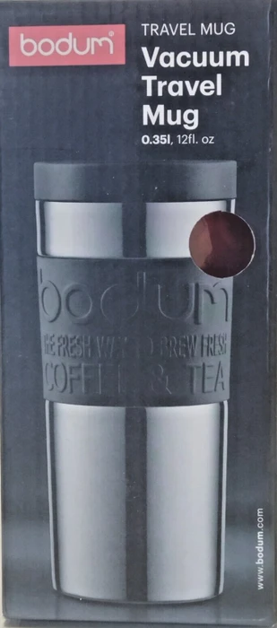 Bodum Travel Mug Vacuum Edelstahl Isolierbecher 350ml rot