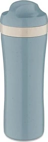 koziol Oase Trinkflasche 425ml nature flower blue