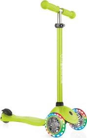 Globber Primo Lights Kickboard lime green