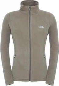 The North Face 100 Glacier Full Zip Funktionsjacke ice green stripe (Damen)