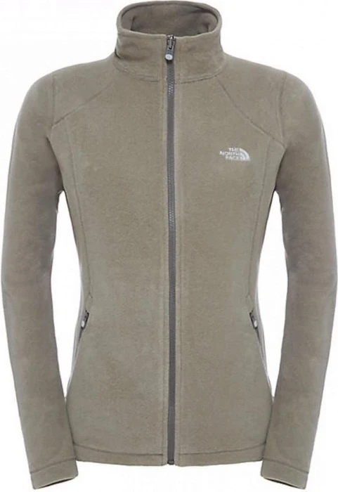 The North Face 100 Glacier Full Zip Funktionsjacke ice green stripe (Damen)