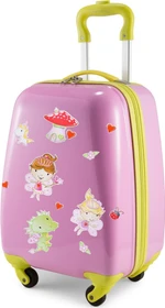 Hauptstadtkoffer For Kids reflektierende Aufkleber Feen Spinner 24l rosa