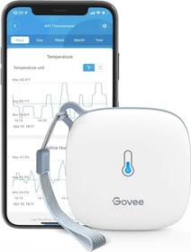 Govee WiFi-Thermometer mit Hygrosensor Innen, Thermo/Hygro-Sensor (H5179)