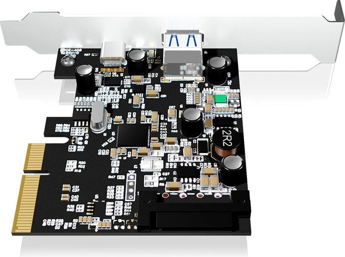 RaidSonic Icy Box IB-U31-03, 1x USB-C 3.1, 1x USB-A 3.1, PCIe 2.0 x4