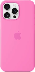 Apple Silikon Case mit MagSafe für iPhone 16 Pro Max Pfingstrose