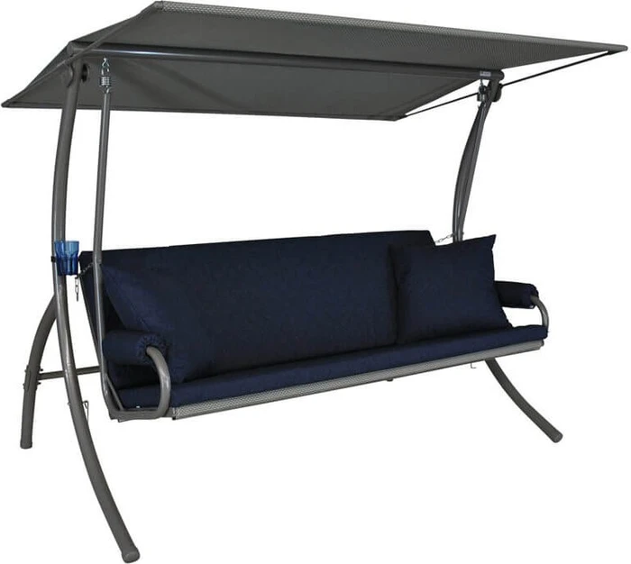 Angerer Elegance Joy Hollywoodschaukel marineblau/champagner