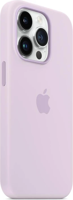 Apple Silikon Case mit MagSafe für iPhone 14 Pro Flieder