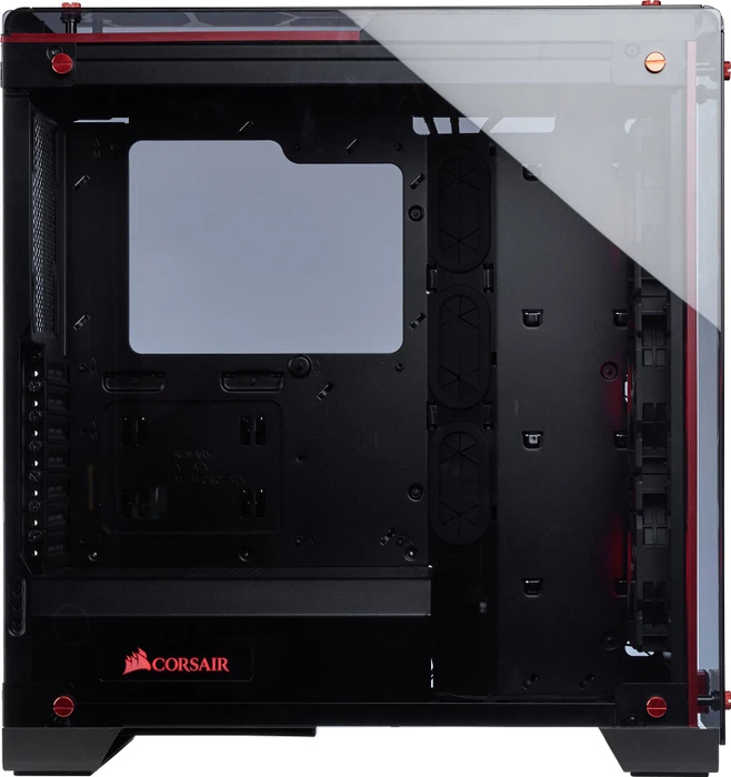 Corsair Crystal Series 570X RGB rot, Glasfenster