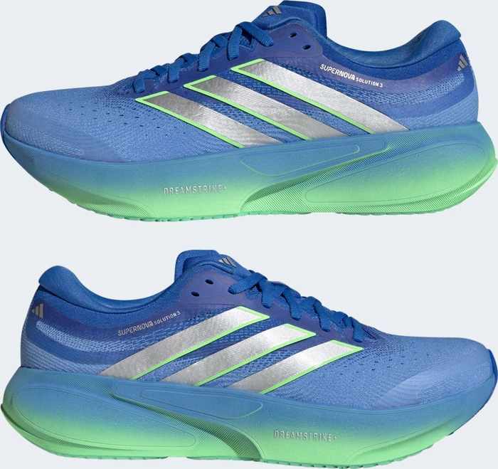 adidas Supernova Solution 3 lucky blue/silver metallic/lime burst (Herren)