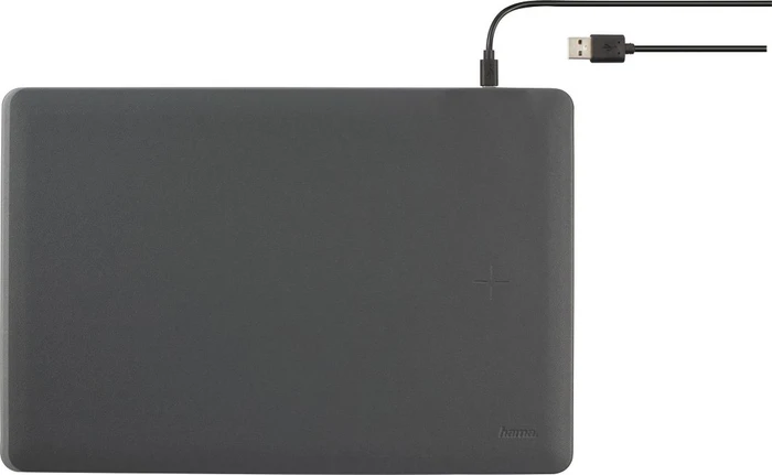 Hama Wireless Charging Mousepad, dunkelgrau