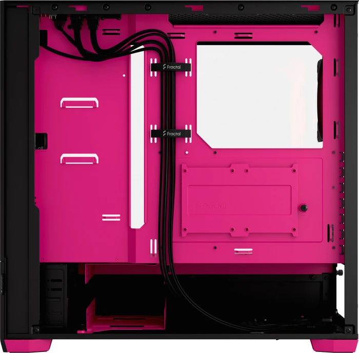 Fractal Design Pop Air RGB Magenta Core TG Clear Tint, Glasfenster