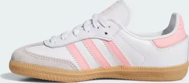 adidas Samba OG cloud white/semi pink spark/gum (Junior)