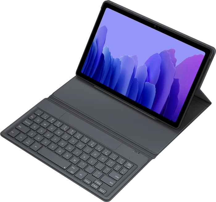 Samsung EF-DT500 Book Cover Keyboard für Galaxy Tab A7, grau, DE