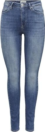 ONLY Skinny High Forever Jeans medium blue denim (Damen)