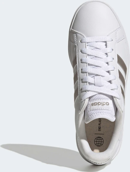 adidas Grand Court Base 2.0 cloud white/platinum metallic (Herren)