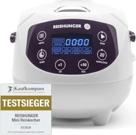 Reishunger Digitaler Mini Reiskocher weiß
