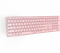 Rapoo E9800M Multi-mode Wireless Ultra-slim Keyboard rosa, USB/Bluetooth, DE Vorschaubild
