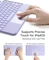 Inateck Ultraleicht Tastatur für iPad Air 6/iPad Air 5/iPad Pro 11", violett, UK Vorschaubild