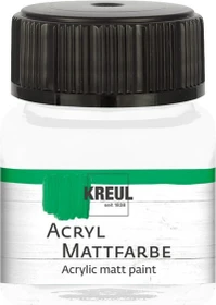 Kreul Acryl Mattfarbe, weiß, 20ml