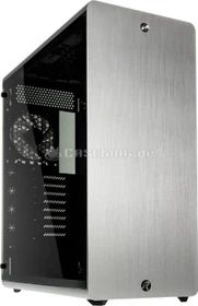 Raijintek Asterion Classic, silber, Glasfenster