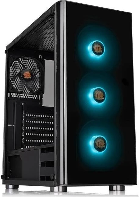 Thermaltake V200 TG RGB, schwarz, Glasfenster