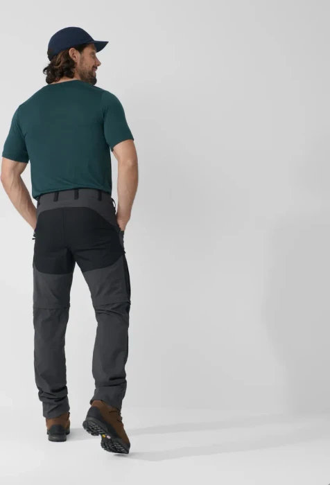 Fjällräven Abisko Midsummer Zip-Off Hose lang dark grey/black (Herren)