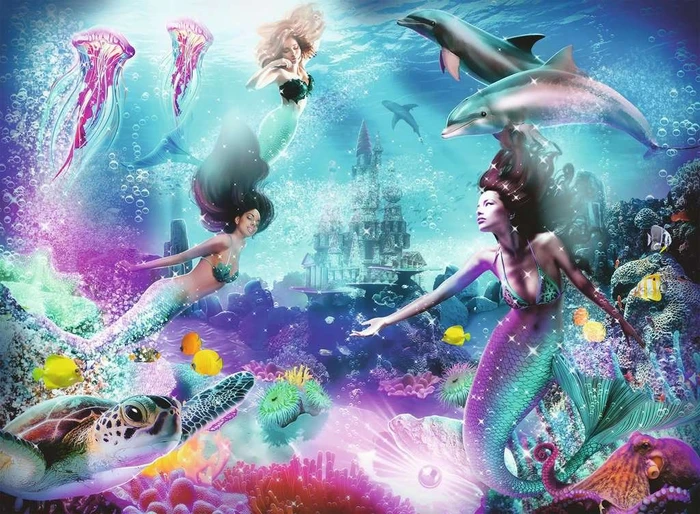 Ravensburger Puzzle Im Reich der Meerjungfrauen