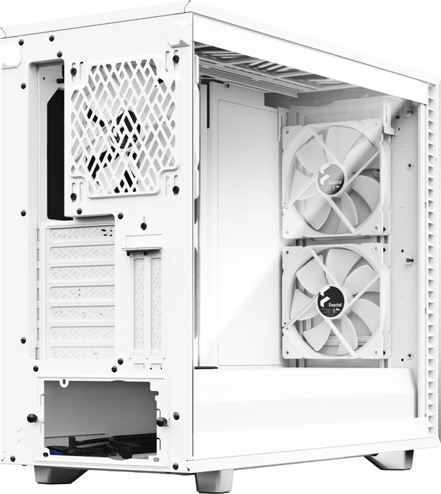 Fractal Design Define 7 White TG Clear Tint, Glasfenster, schallgedämmt