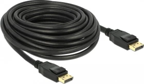 DeLOCK DisplayPort 1.2 Kabel 4K 60Hz schwarz, 10m