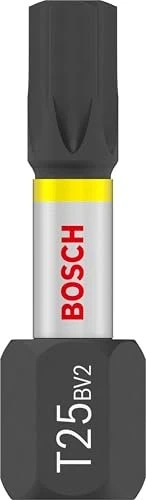 Bosch Professional Impact Torx Bit 1/4", T25x25mm, 25 Stück