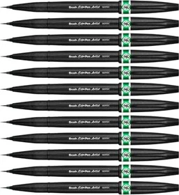 Pentel Brush Sign Pen Artist SESF30C grün, 12er-Pack