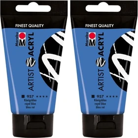 Marabu Artist Acryl Acrylfarbe, königsblau, 75ml