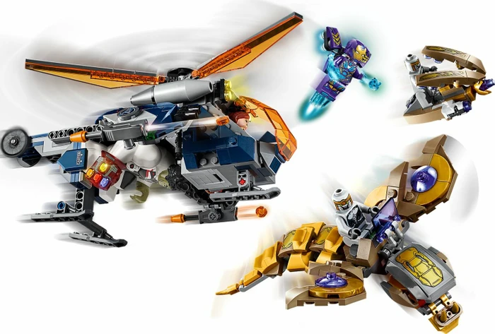 LEGO Marvel Super Heroes Spielset - Avengers Hulk Helikopter Rettung