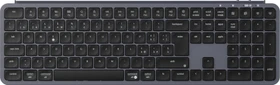 Keychron B6 Pro Ultra-Slim Wireless, Space Gray, USB/Bluetooth, IT