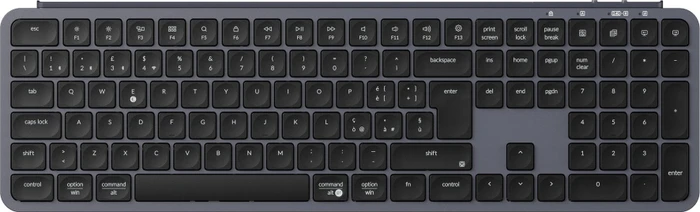 Keychron B6 Pro Ultra-Slim Wireless, Space Gray, USB/Bluetooth, IT