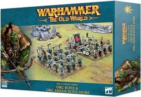 Games Workshop Warhammer The Old World - Orc & Goblin Tribes - Orc Boyz & Orc Arrer Boyz Mob