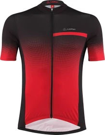 Löffler Coogan Full-Zip Trikot kurzarm rot (Herren)
