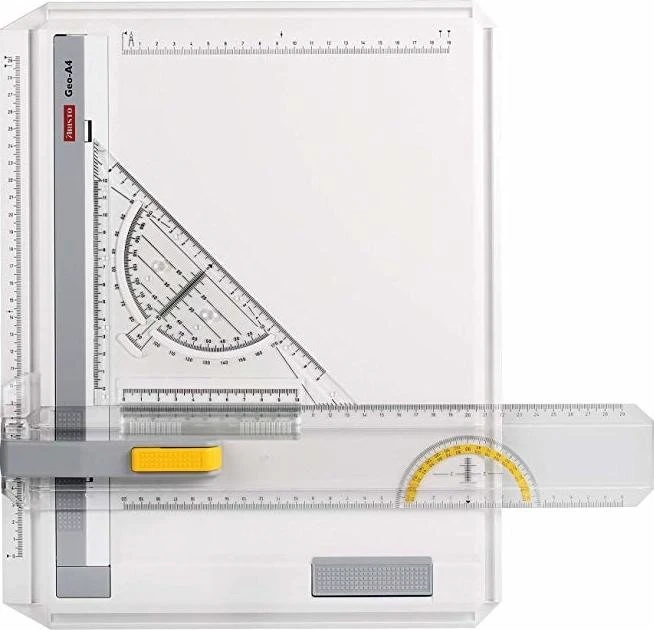 Aristo Geo Board Zeichenplatte A3, weiß, Schnellzeichendreieck, im Karton