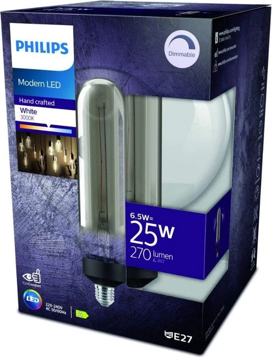 Philips LED Double Layers E27 6.5W/830 smoky DIM