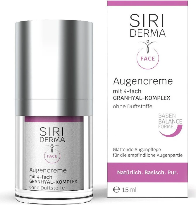 Siriderma Augencreme ohne Duftstoffe, 15ml