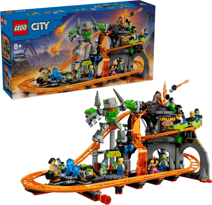 LEGO City - Lava Land-Achterbahnpark
