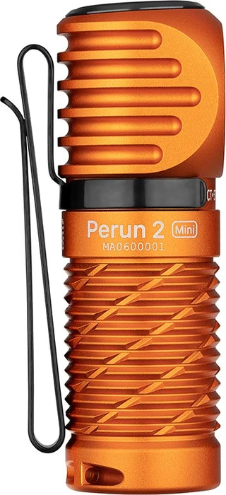 OLight Perun 2 Mini Stirnlampe orange