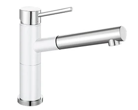Blanco Alta-S Compact HD silgranitweiß/chrom