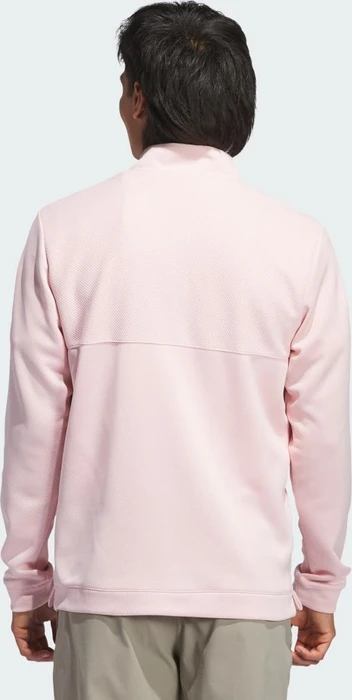 adidas Ultimate365 Textured Quarter-Zip Pullover sandy pink (Herren)