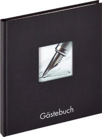 Walther Design Buch Gästebuch Fun 25x23 schwarz