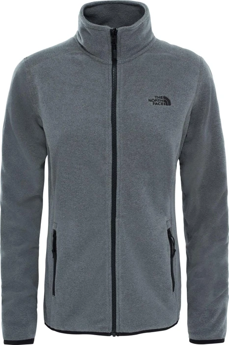 The North Face 100 Glacier Full Zip Funktionsjacke grey heather (Damen)
