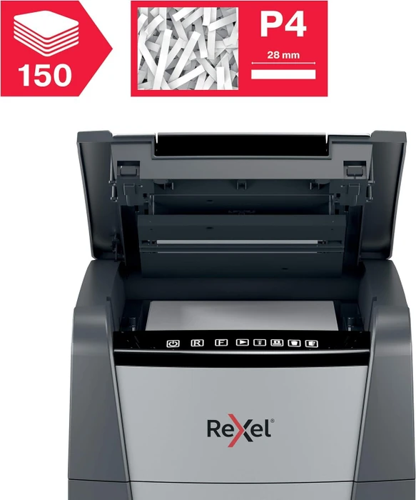 Rexel Optimum AutoFeed+ 150X, 4x28mm
